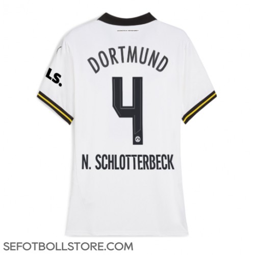 Borussia Dortmund Nico Schlotterbeck #4 Replika Tredje Tröja Dam 2024-25 Kortärmad